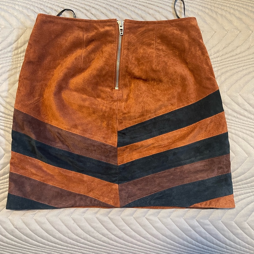 Blank NYC real suede mini skirt, size 0